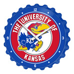 Kansas Jayhawks // Bottle Cap Wall Clock