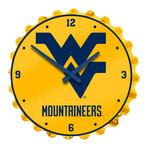 West Virginia Mountaineers // Bottle Cap Wall Clock