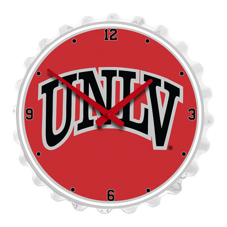 UNLV Rebels // Bottle Cap Wall Clock