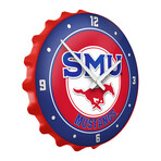 SMU Mustangs // Bottle Cap Wall Clock