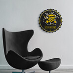 Wichita State Shockers // Bottle Cap Wall Clock