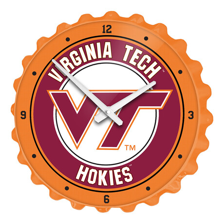 Virginia Tech Hokies // Bottle Cap Wall Clock