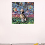 Beagle Night by Aja Trier (26"H x 26"W x 1.5"D)