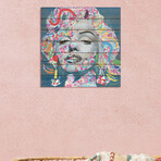 Marilyn Monroe V by Tadaomi Kawasaki (26"H x 26"W x 1.5"D)