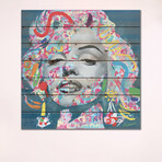 Marilyn Monroe V by Tadaomi Kawasaki (26"H x 26"W x 1.5"D)