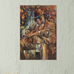 John Lee Hooker by Leonid Afremov (26"H x 18"W x 1.5"D)
