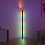 4 Part Adjustable RGB Floor Lamp