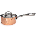 Copper // Tri-Ply Cookware 10-Piece Set // Hammered
