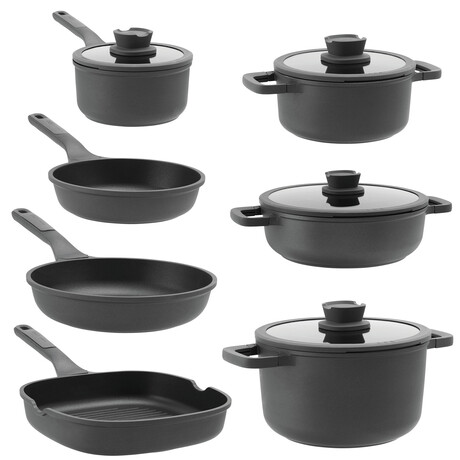 Leo Stone 11Pc Cast Alumium Non-Stick Cookware Set