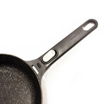GEM Non-Stick Cast Aluminum 4Pc Cookware Set, Fry, Grill, and Saute Pan