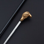 Golden Falcon Cane Sword // 118