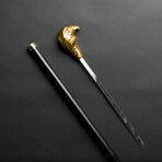 Golden Falcon Cane Sword // 118