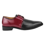 Daniel Oxford // Black + Burgundy (US: 9.5)