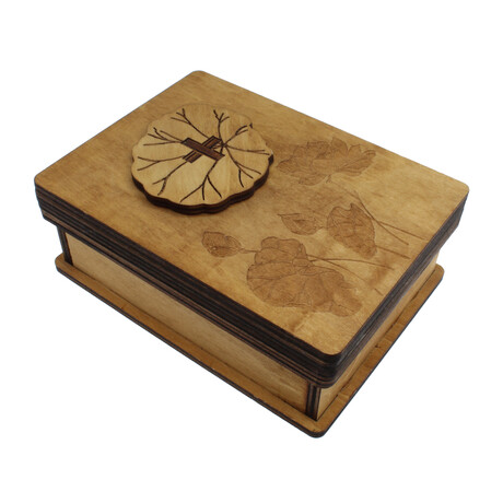 Lotus Wood Puzzle Box