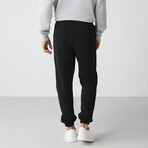Sweatpants with Decorative Labeled // Black (XS)