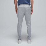 Sweatpants 3 Pockets with Front Drawstring // Gray Melange (L)