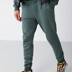 Sweatpants 3 Pockets with Front Drawstring // Sage Green (M)