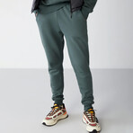 Sweatpants 3 Pockets with Front Drawstring // Sage Green (XS)