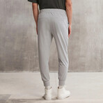 Sweatpants with Front Drawstring // Gray (S)