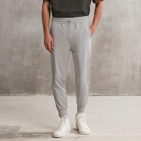 Sweatpants with Front Drawstring // Gray (XS)