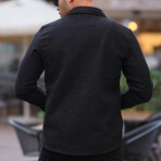 Snap Front Shirt // Black (XL)