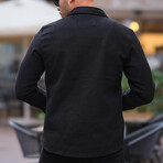 Snap Front Shirt // Black (S)