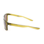 Nike Men's Sunglasses //  Unrest EV09213205719145 // Camper Green Frame With Dark Brown Lens