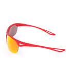 Nike Kids Sunglasses // Trainer S M EV10646166313120 // Matte University Red Frame With Grey Red Lens