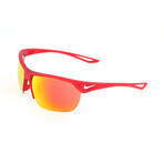 Nike Kids Sunglasses // Trainer S M EV10646166313120 // Matte University Red Frame With Grey Red Lens