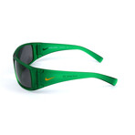 Nike Men's Sunglasses // EV08183375914120 // Crystal MT PN Green Frame With Grey Lens