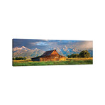 Grand Teton Panorama, Grand Teton National Park, Wyoming by Susanne Kremer (12"H x 36"W x 1.5"D)