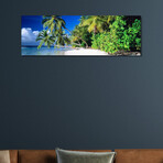 Palm Beach The Maldives by Panoramic Images (12"H x 36"W x 1.5"D)
