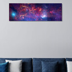Center of the Milky Way Galaxy (Chandra/Hubble/Spitzer) by NASA (12"H x 36"W x 1.5"D)