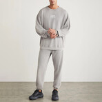 Sweatshirt & Sweatpant Set // Light Gray (S)