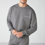 Sweatshirt & Sweatpant Set // Gray (XS)