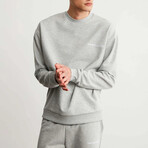 Sweatshirt & Sweatpant Set // Gray Melange (M)
