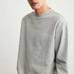 Sweatshirt & Sweatpant Set // Gray Melange (L)