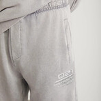 Sweatshirt & Sweatpant Set // Light Gray (S)