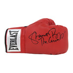 Shannon Briggs Signed Red Everlast Boxing Glove w/The Cannon
