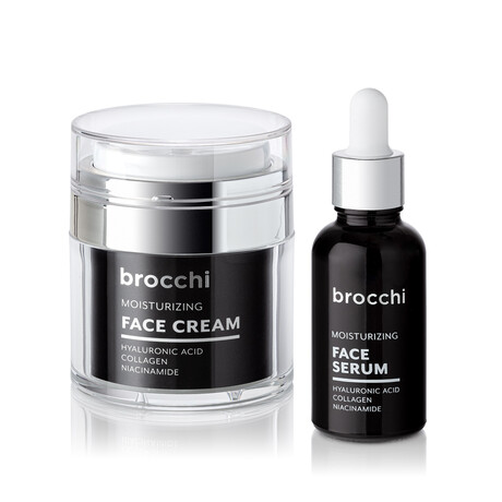 Brocchi // Hyaluronic Acid Face Cream & Serum Set