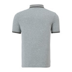 Tipped Polo // Gray (S)