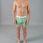 Boxer Brief // Green Gingham (L)