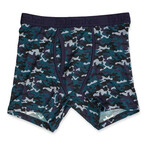 Boxer Brief // Blue Camouflage (L)