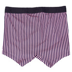 Trunk // Vertical Stripe Pink // Navy (S)