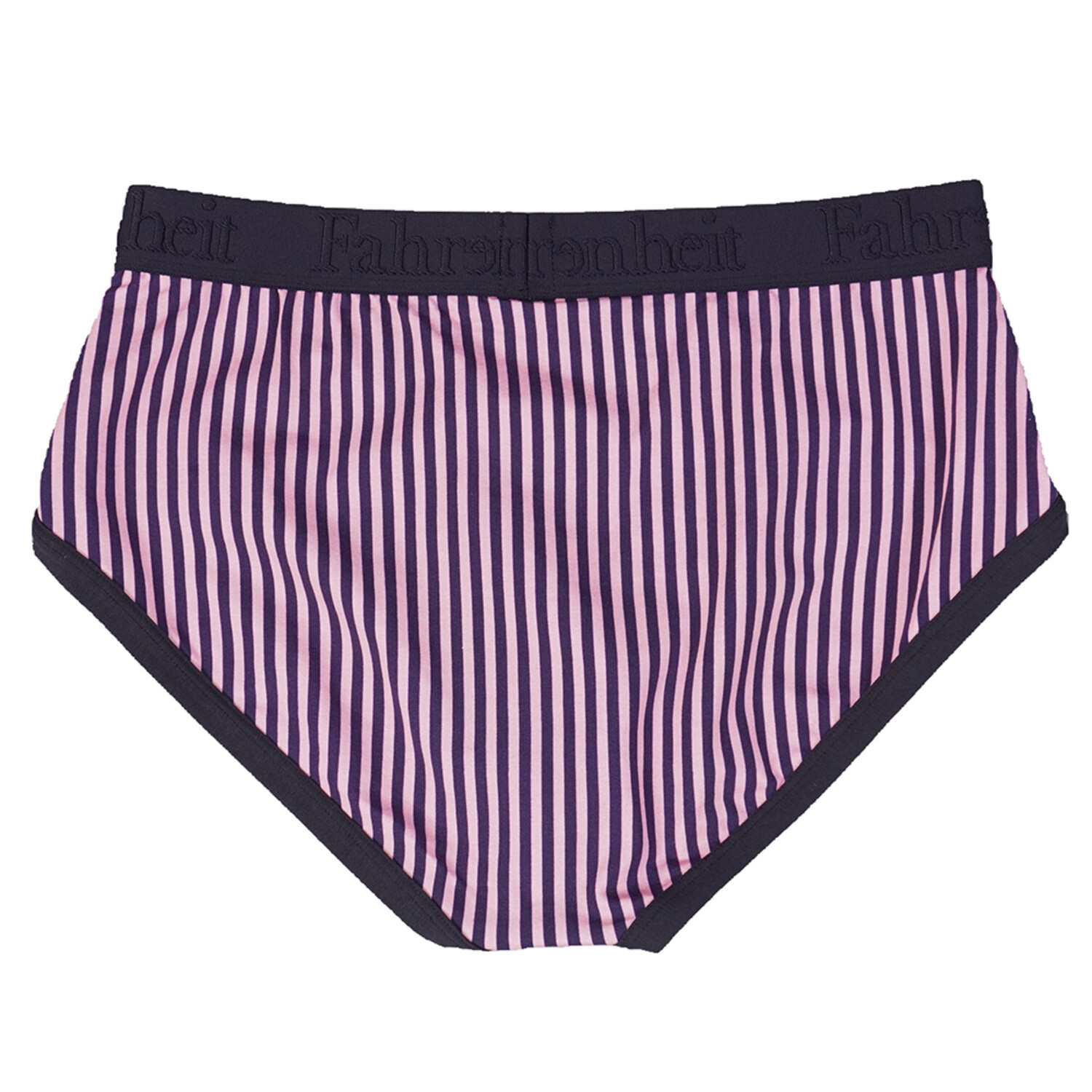 Wayne Brief // Vertical Stripe Pink + Navy (L) - Fahrenheit Men's