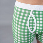 Boxer Brief // Green Gingham (M)