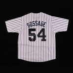 Goose Gossage Signed Yankees Full-Size Batting Helmet Inscribed "HOF 2008" (Schwartz), Goose Gossage Signed Jersey (Beckett) and Goose Gossage Signed Yankees 8x10 Photo Inscribed "HOF 2008" (JSA)