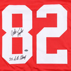 Joe Montana Signed Jersey (JSA) and John Taylor Signed Jersey Inscribed "3X S.B. Champ" (Schwartz)