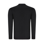 Lightweight Fleece Polos // Set Of 2 // Black + Gray (S)