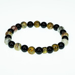 Dell Arte // Lace Agate Bracelet // Multicolor